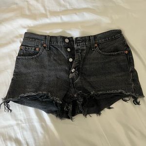 Levi’s 501 Black Jean Shorts